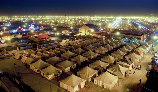 Night shot of the Kumbh Mela, Allahabad, 2013 (Volume 1: Place, Time, Astronomy)