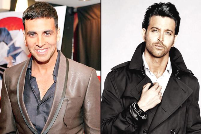 Akshay Kumar and Hrithik Roshan