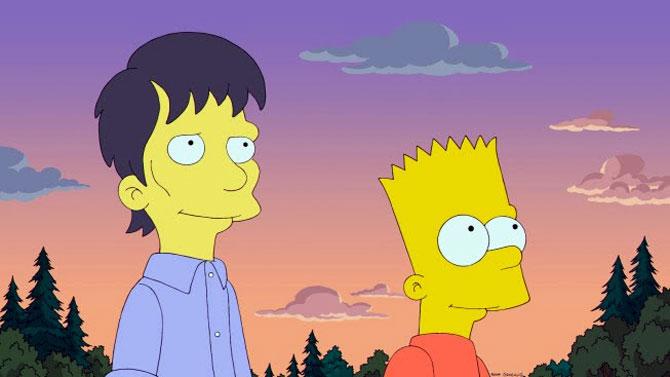 Daniel Radcliffe voiced the character of Diggs (left) in an episode of ‘The Simpsons’ in 2014