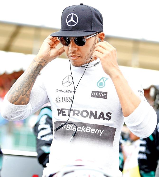 Lewis Hamilton. Pic/Getty Images