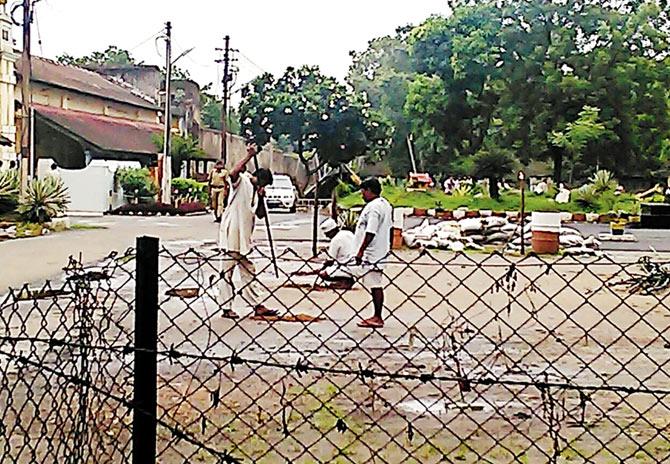 Work in progress at the Nagpur Central Jail. If Yakub Memon’s hanging takes place in the Nagpur jail, it’ll be the 24th hanging there since Independence. 