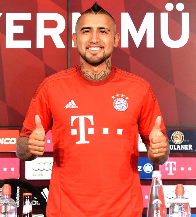 Arturo Vidal. Pic/AFP