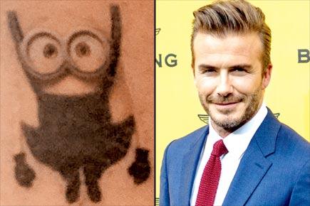 David Beckham inks tattoo chosen by daughter Harper