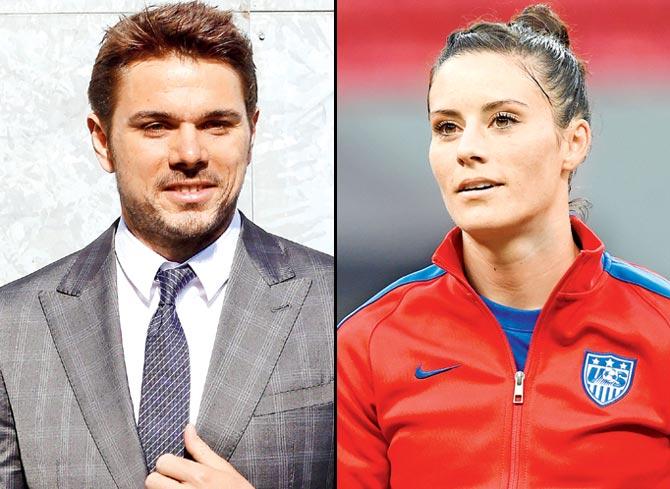 Stanislas Wawrinka. (Pic/Getty Images) and Ali Krieger (Pic/AFP)
