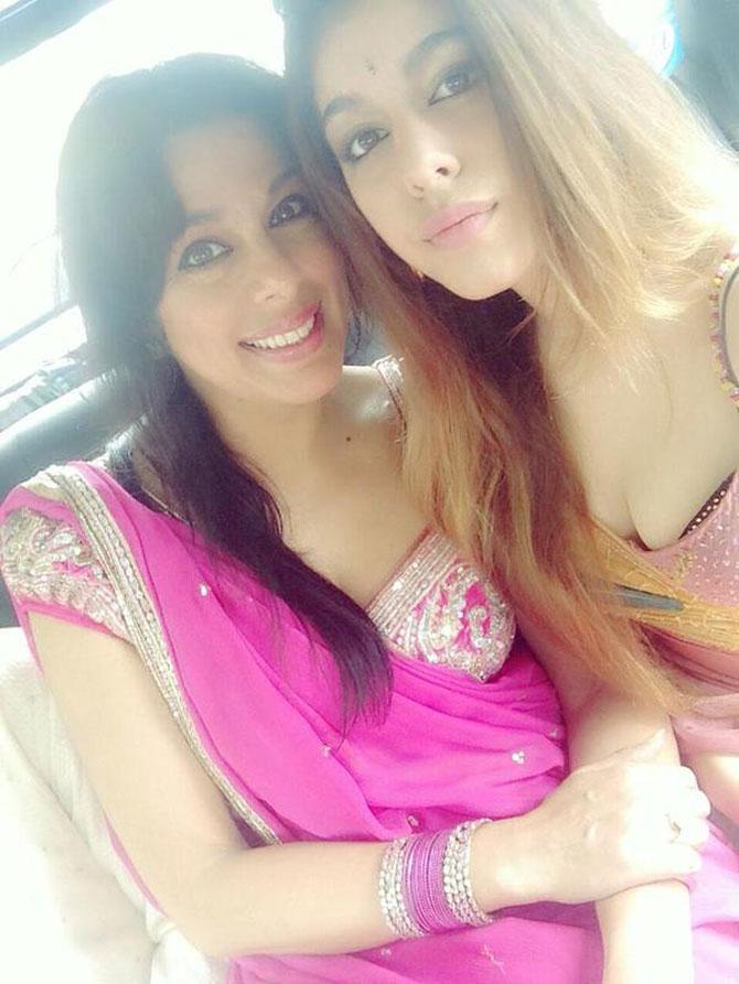 Pooja Bedi shared this photo on Tuesday and wrote, "Off with My daughter @AaliaEff  and son omar to ryan &@Minissha_Lamba