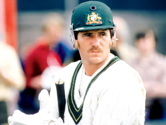 Australian batsman Allan Border entered the England dressing room during the 1979-80 Perth Test 