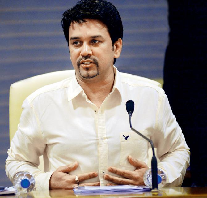 BCCI secretary Anurag Thakur