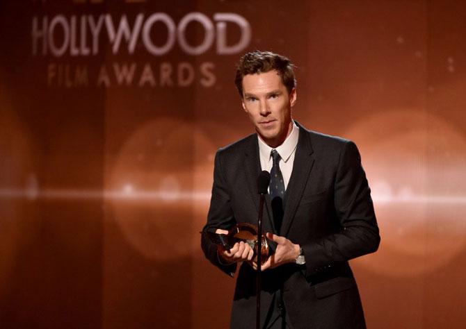 Benedict Cumberbatch bagged the Hollywood Film Award for Best Actor for his role as English mathematician and WWII code-breaker Alan Turing in 