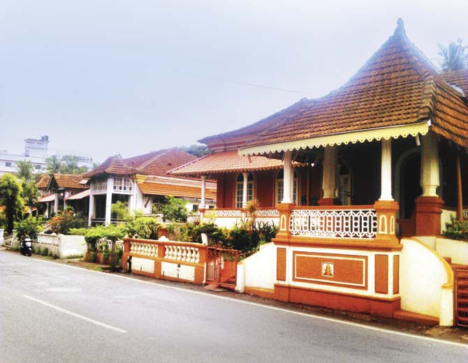 The houses in north and south Goa. The architecture talks eloquently about the culture