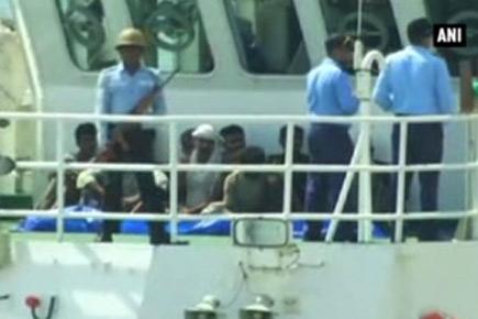 Indian Coast Guard intercepts suspicious boat and arrests its crew members 