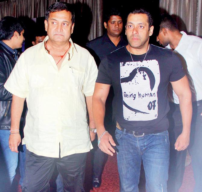 Mahesh Manjrekar and Salman Khan