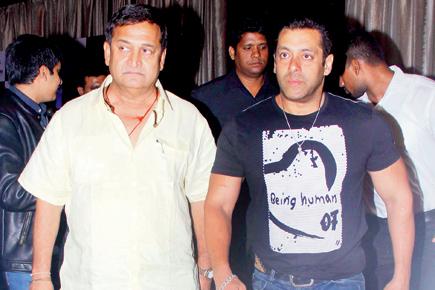 Salman Khan at a promotional event for the Marathi film 'Janiva'