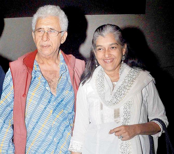 Naseeruddin Shah and Ratna Pathak 