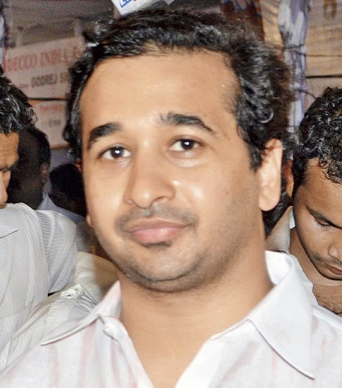 Congress MLA Nitesh Rane claims the municipal commissioner told him the gym had no permissions. File pic