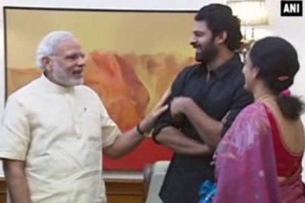 'Baahubali' actor Prabhas elated after meeting PM Modi