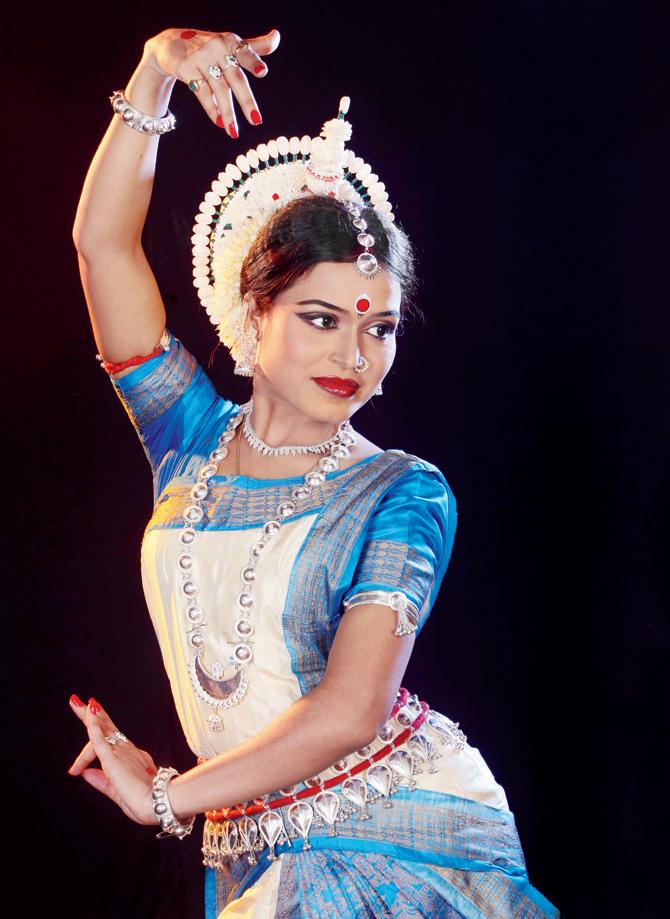 Bharatanatyam dancer Rajashri Praharaj