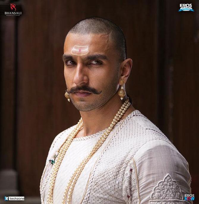 Ranveer Singh plays Maratha warrior Peshwa Bajirao I