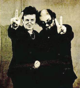 Bono and Salman Rushdie