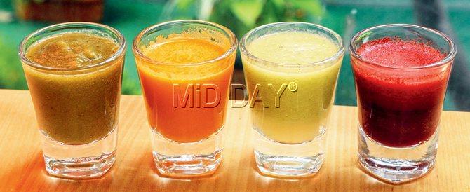 Start your meal with Vedic Shots;