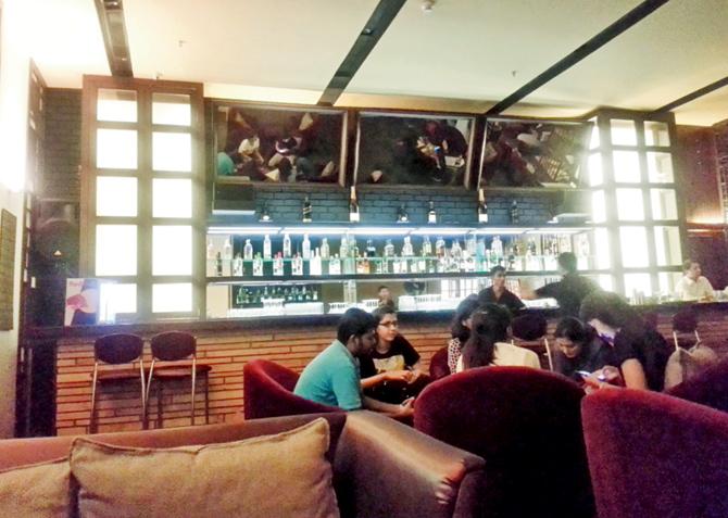 The interiors of Asia Bar