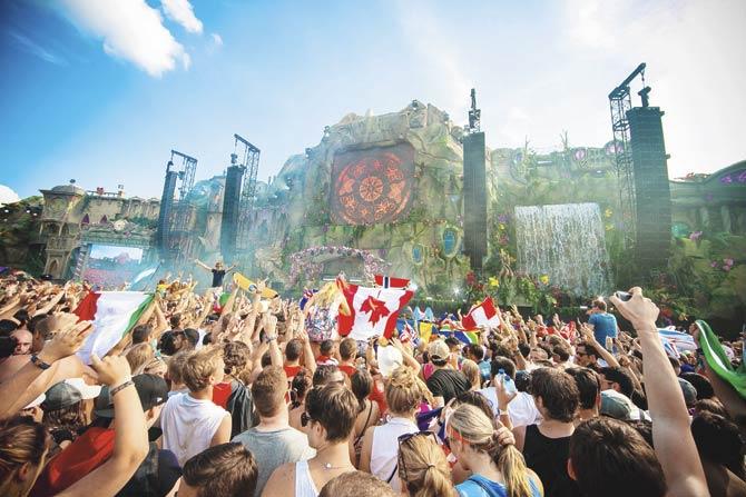 One of the stages at Tomorrowland