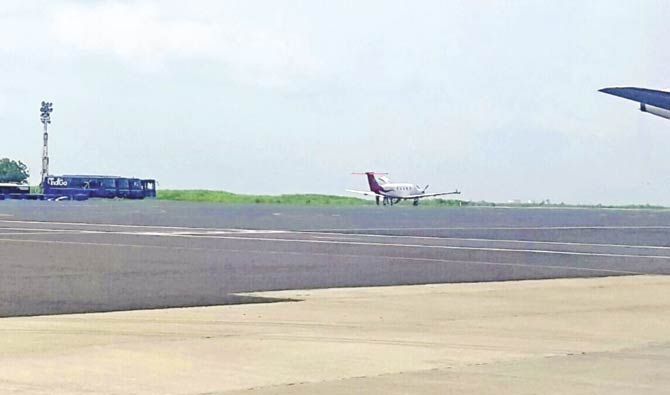 Sources said this plane seen resting at Mumbai Airport had been booked to bring Yakub’s body to Mumbai, but it returned empty