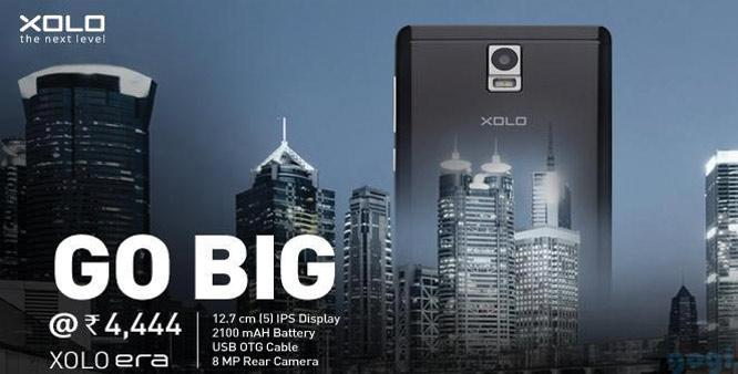 Xolo launches Era for Rs 4,444 on Snapdeal