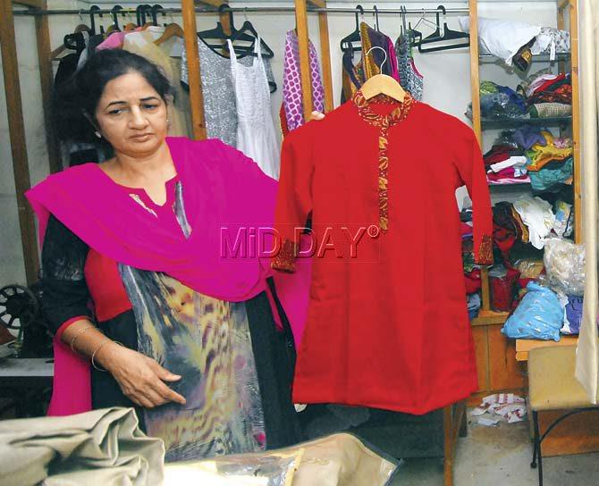 Yasmin Qureshi, the owner of the shop which was the airline’s official tailor till last year, said the rates were never revised in their eight-year relationship. Pics/Sameer Markande