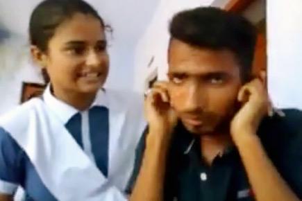 Watch! Girl bashes eve-teaser inside UP police station