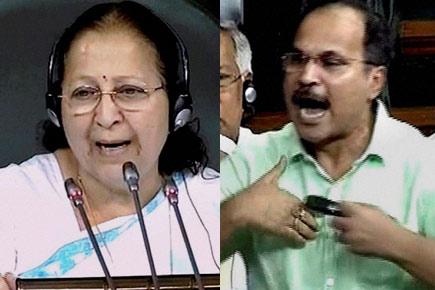Cong MP bangs placard on LS Speaker's table, suspended for a day