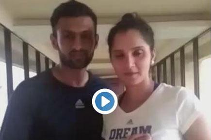 Watch video: Shoaib makes rocking Dubsmash debut with wife Sania Mirza