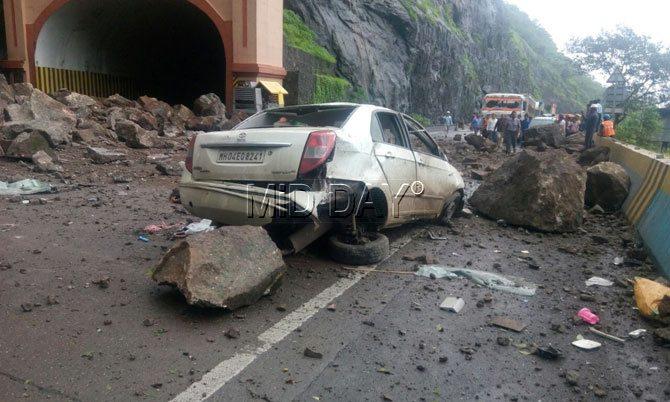 Mumbai-Pune Expressway landslide