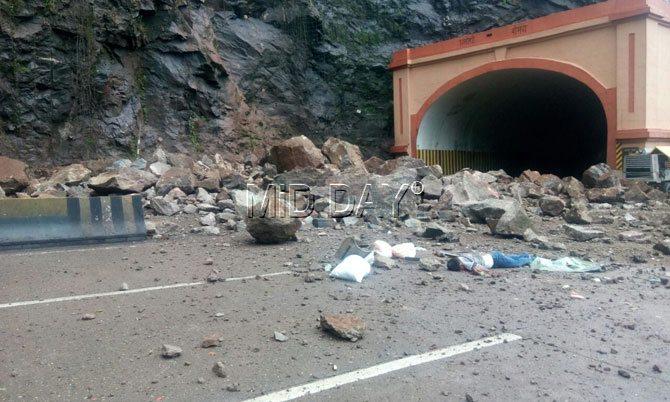 Mumbai-Pune Expressway landslide