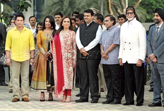 The May 27 inauguration was attended by Amitabh and Abhishek Bachchan, Sachin Tendulkar, John Abraham, and Ranbir Kapoor, among others