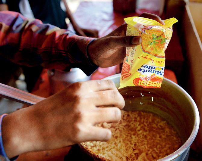 Maggi is one of the most consumed food items among Army personnel. Pic/AFP