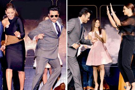 Anil Kapoor makes Bipasha and Sonakshi groove with him