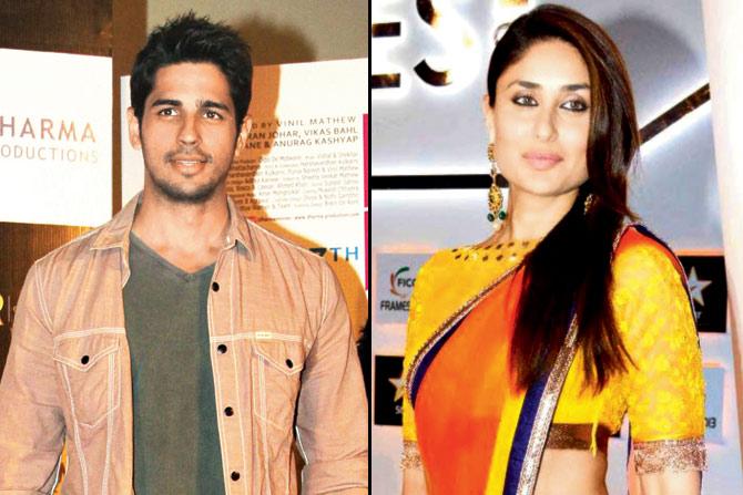 Sidharth Malhotra and Kareena Kapoor