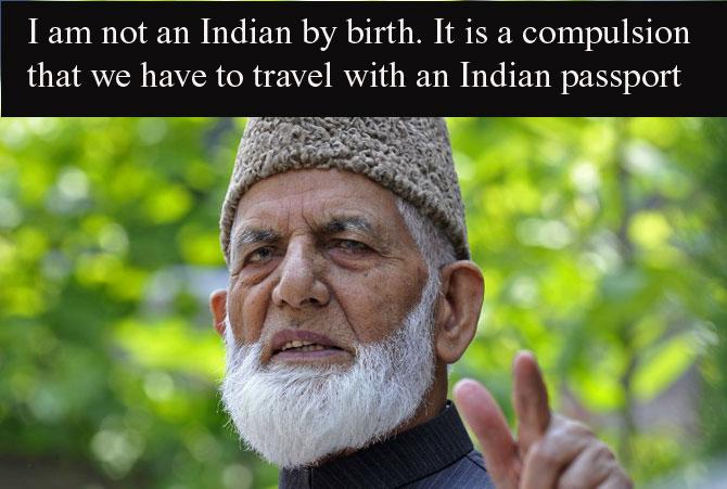 Pakistani separatist Syed Ali Geelani