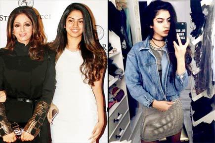 Does Sridevi's younger daughter Khushi look different?
