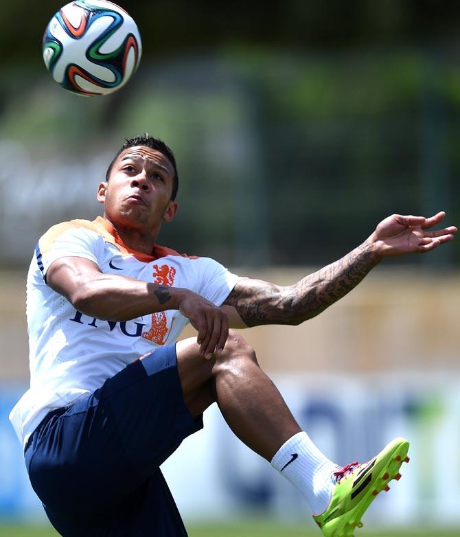 Memphis Depay. Pic/AFP