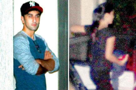 Ranbir Kapoor and Katrina Kaif spotted outside their Bandra residence