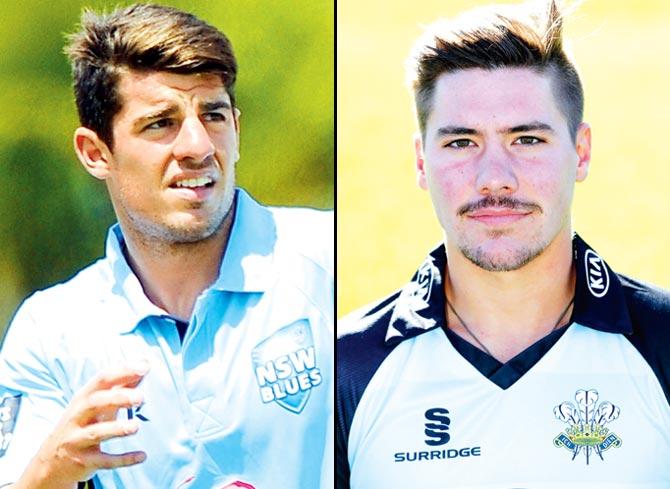 Moises Henriques and Rory Burns. Pics/Getty Images