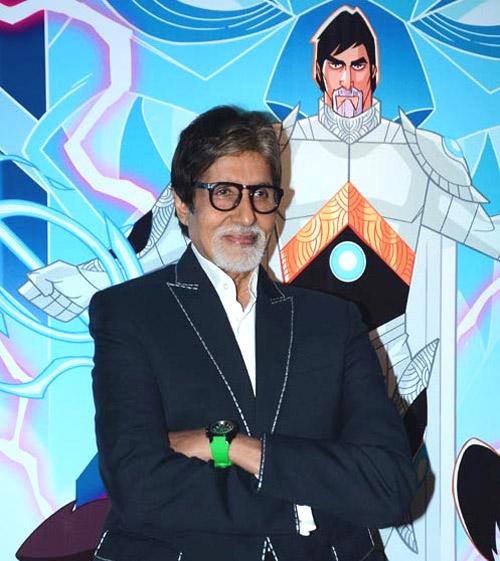 Amitabh Bachchan at Astra Force conference. Pic/IANS