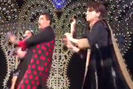 Watch Karan Johar, Neetu Kapoor dance to 'Baby Doll' at a wedding in Venice