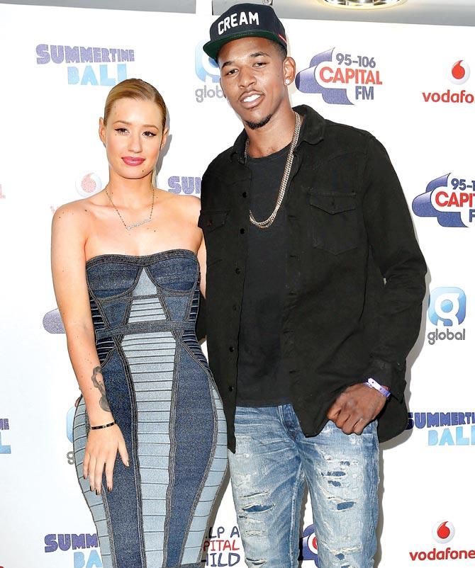 Iggy Azalea and Nick Young. Pics/Getty Images