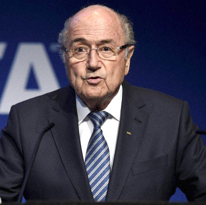 Sepp Blatter. Pic/AP