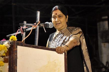 Sushma Swaraj reacts angrily to Twitter insinuation