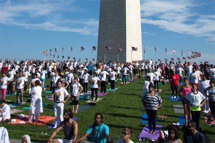 Americans do yoga from East to West coast