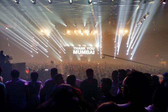A closing shot from the Armin van Buuren concert in Mumbai.  PIC COURTESY/Fashionmostwanted.com