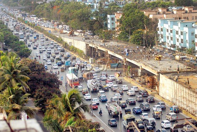 gobsmacked, it’s PACKED: Infrastructure projects linked to transport will ease road woes. Pic/SAMEER MARKANDE